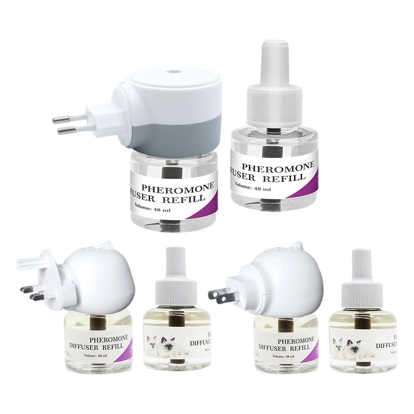 Diffuseur anti-stress aux phéromones pour chats